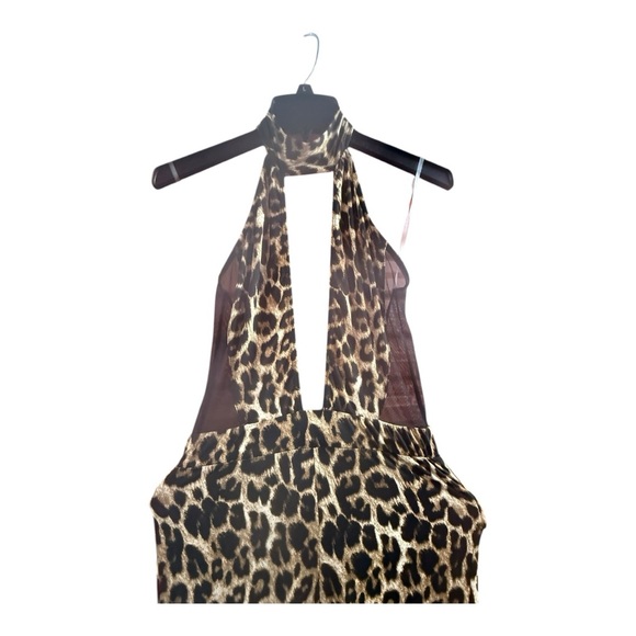 Summer jump suit Leopard print size Medium - Picture 10 of 12